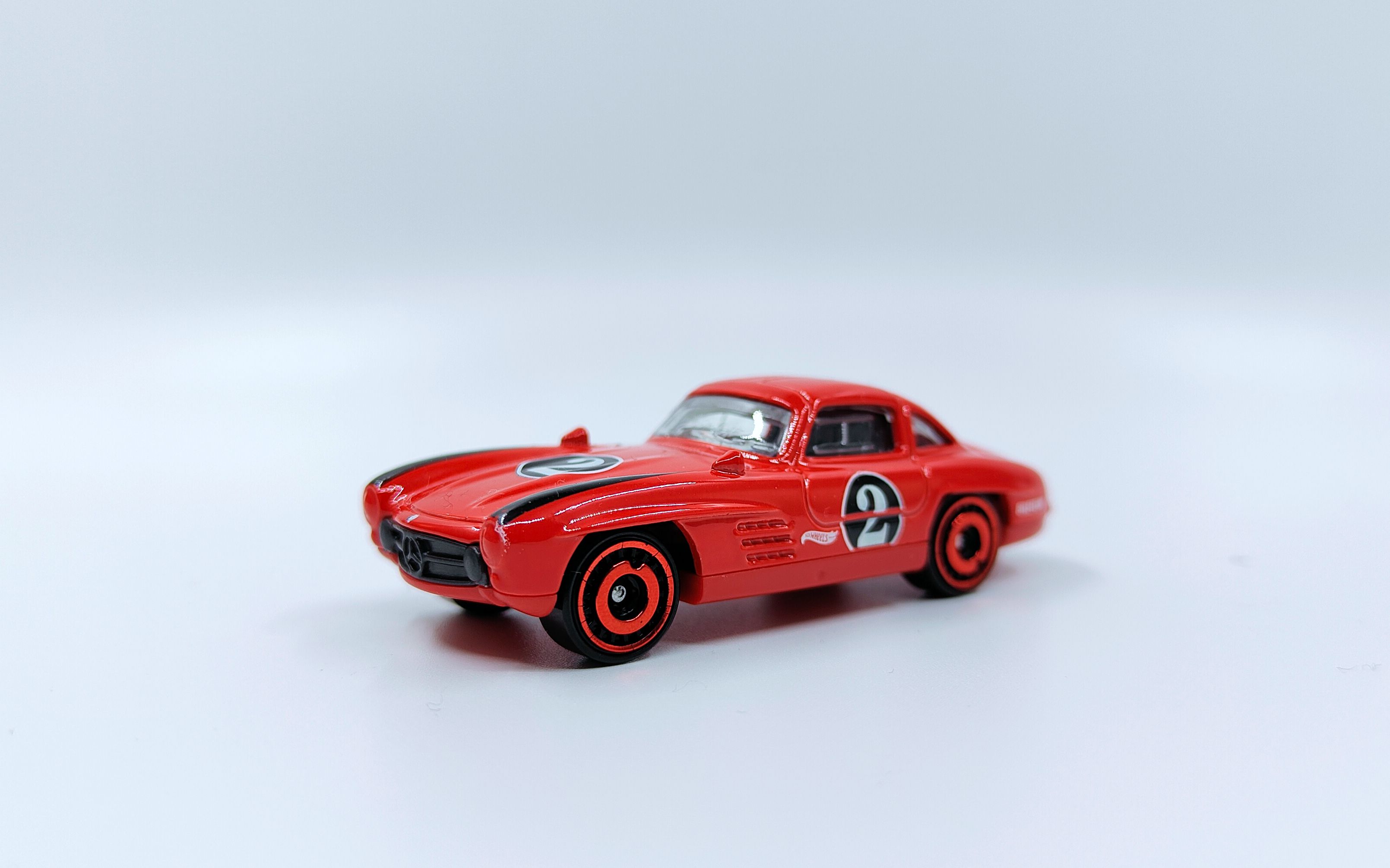 一分钟玩具开盒-风火轮普卡23b奔驰mercedes benz 300-sl开盒把玩评测