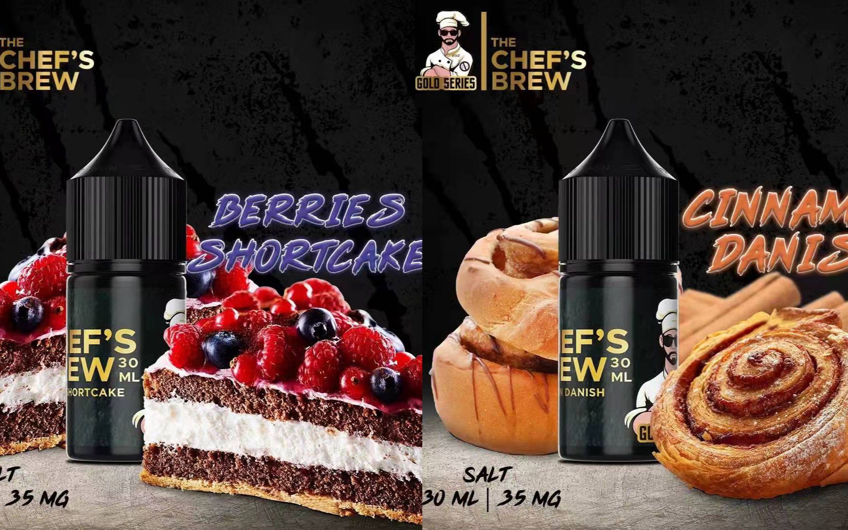 厨师佳酿金标系列_莓莓蛋糕&肉桂面包口味评测_the chefs brew出品