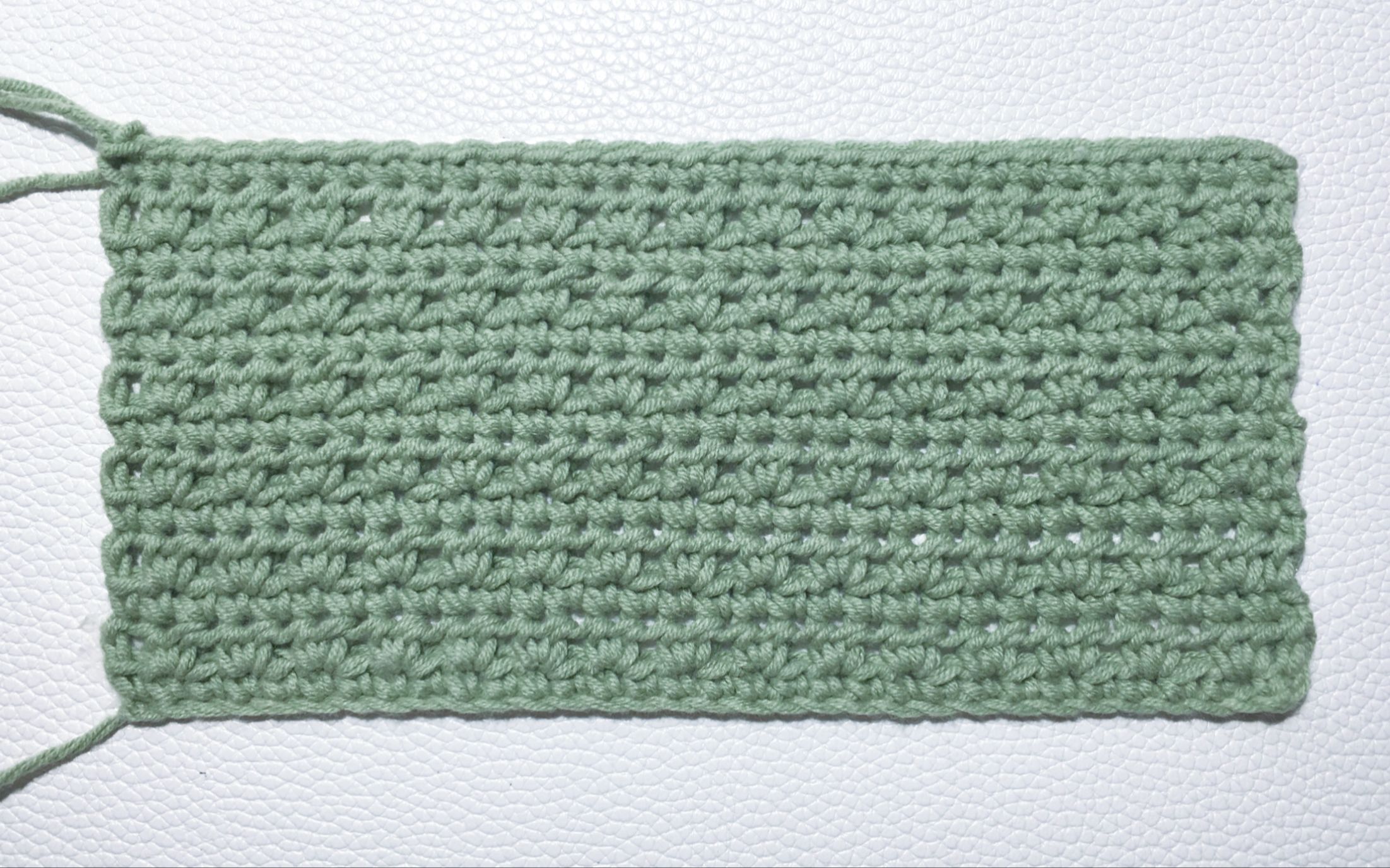 轻松两步搞定一款钩针花样,小碎花针编织教程,简单易学清新简约