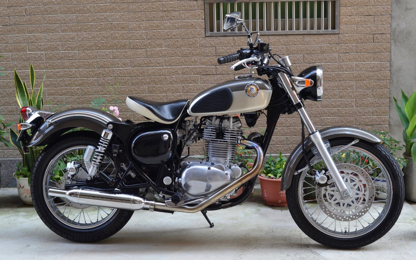 复古车 复古摩托车 kawasaki bj250