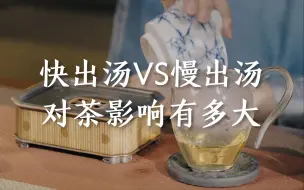 Download Video: 快出汤VS慢出汤，对茶的影响有多大？看完这条视频你就懂了！