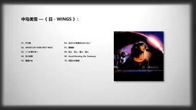 中岛美雪[10.WINGS]专辑/-哔哩哔哩_Bilibili