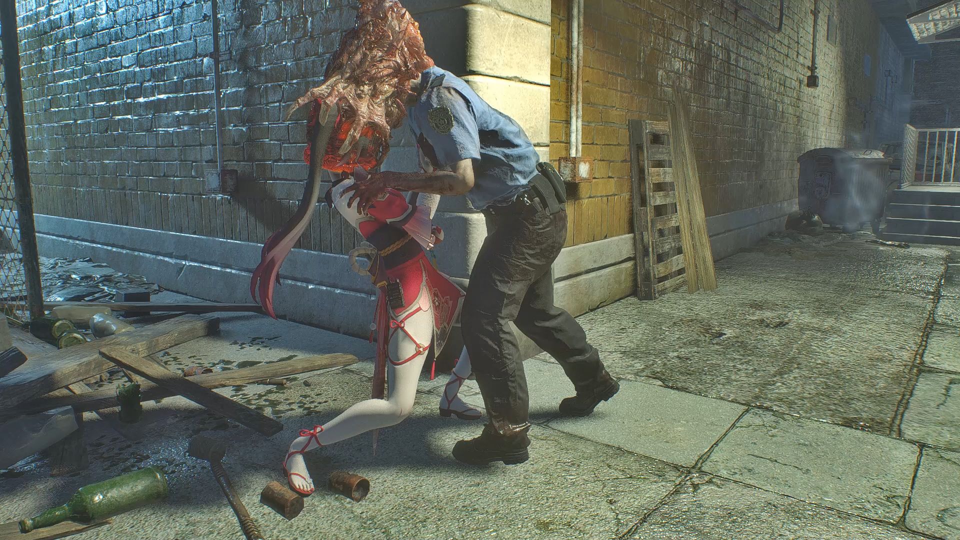 【生化危机3】花火被换头寄生