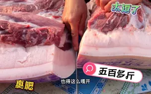 Download Video: 大早上看老孟卖猪肉太逗了，这也太能忽悠了，今天这猪肉真是好呀