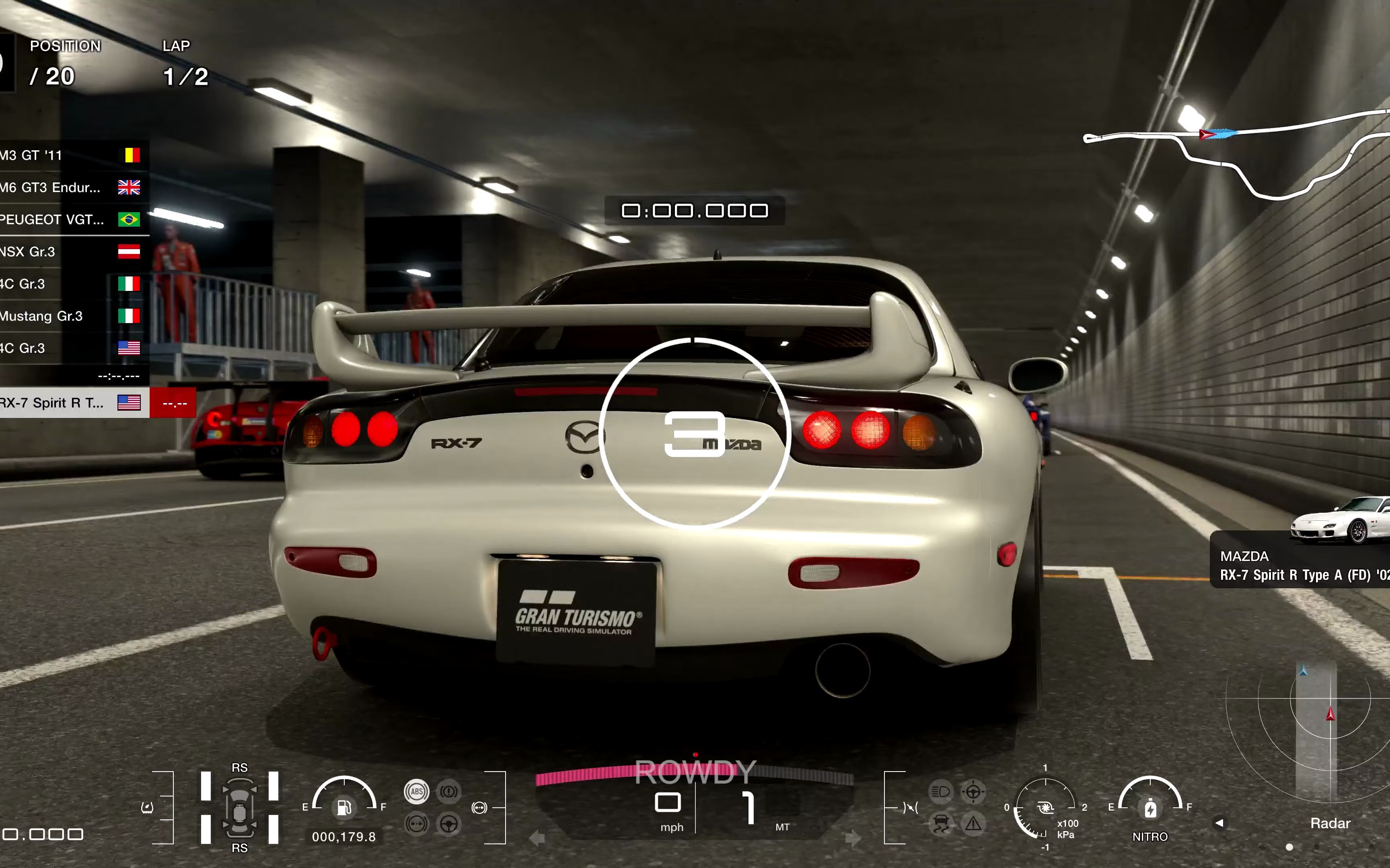 【GT7】偏时点火+氮气 完全改装的FD RX7单机游戏热门视频