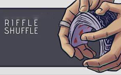 基础纸牌手法教学:"悬空式"鸽尾式洗牌riffle shuffle