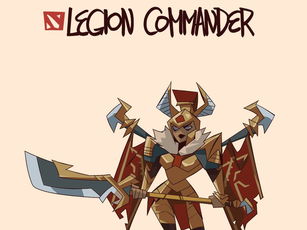 军团指挥官-绘画过程