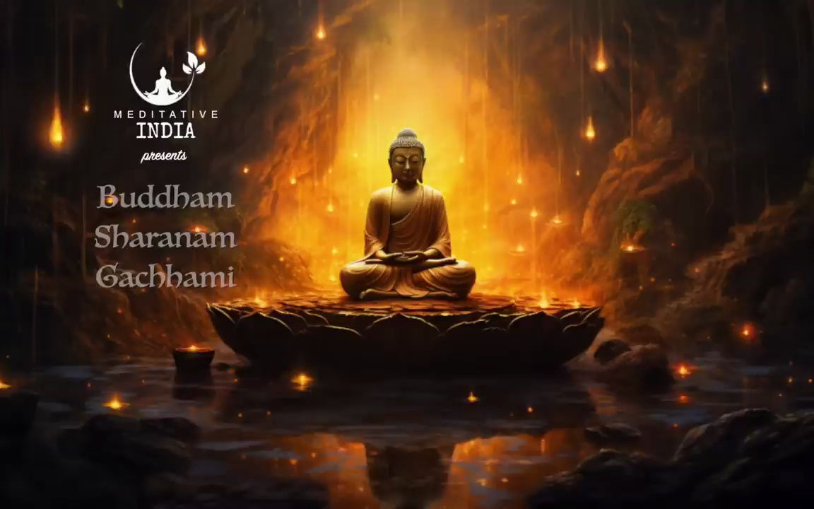 [图]BUDDHAM SHARANAM GACHHAMI （巴利语三皈依）佛陀圣歌进行冥想与印度长笛灵气净化