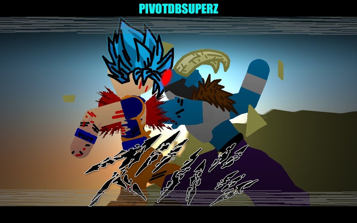 龙珠火柴人同人:z战士vs73魔罗~悟空濒死