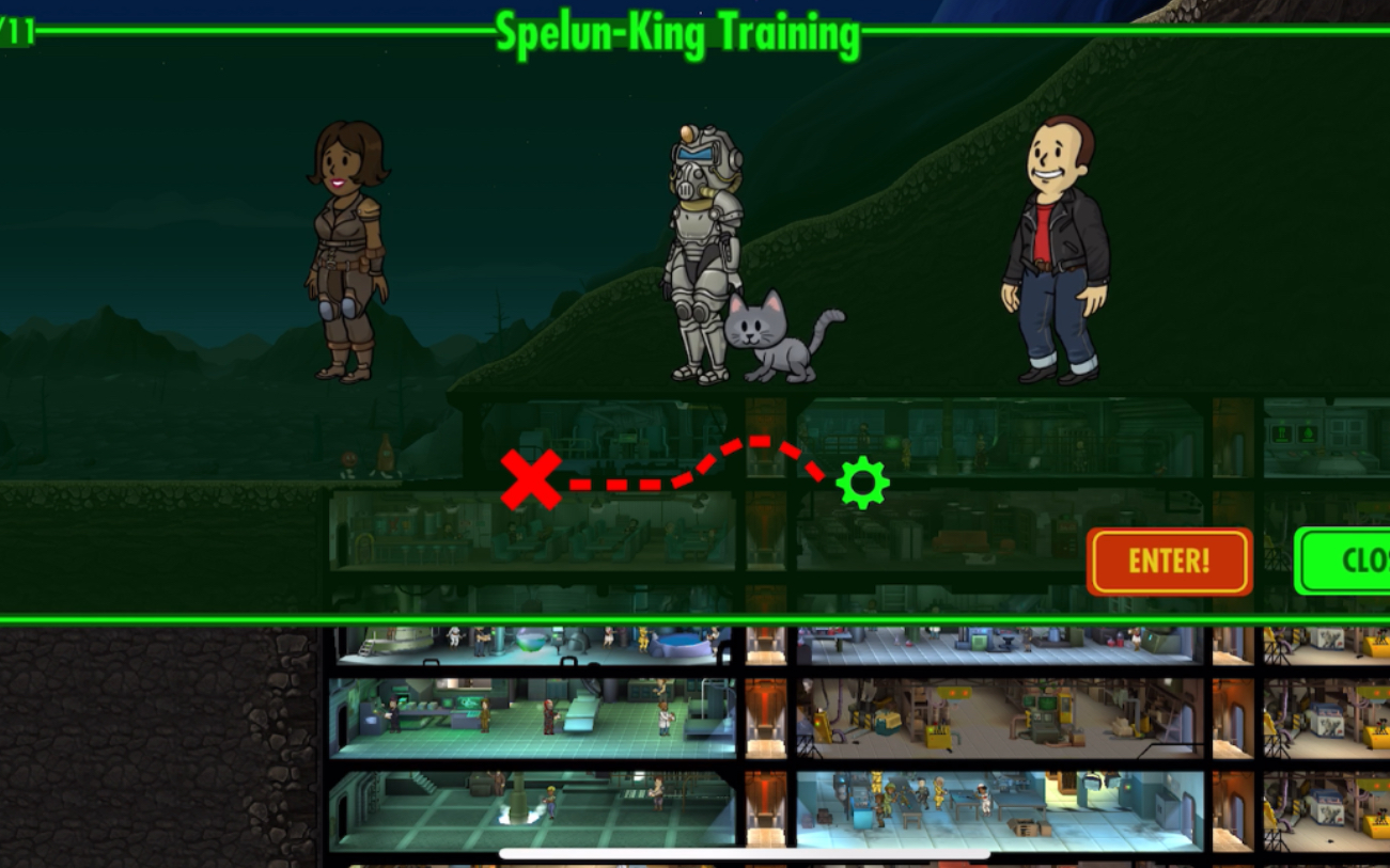 [图]Fallout Shelter Quest: Spelun King Training 辐射避难所 英文版 任务