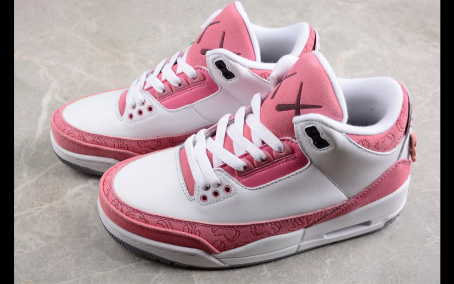 乔丹 air jordan 3 retro archaeo brown 粉红爆裂纹篮球鞋ck9246-981