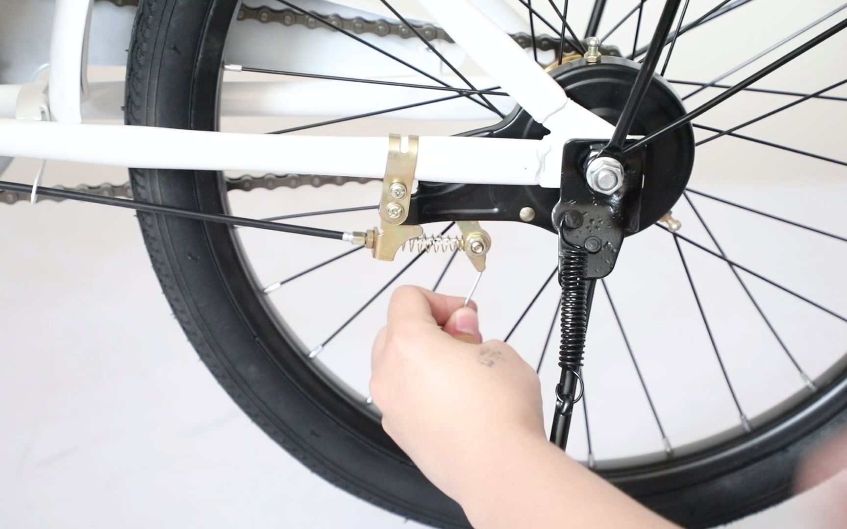 刹车线安装与调节