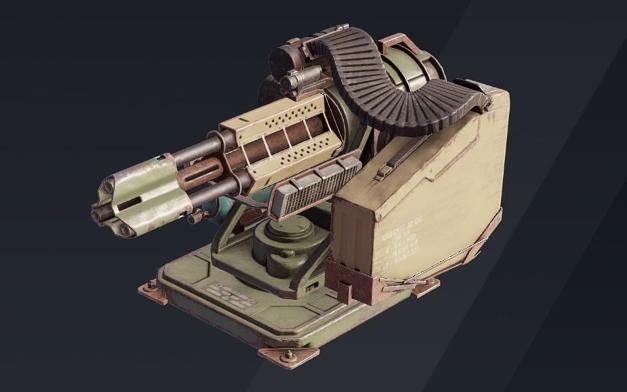 mg14 arbiter仲裁者黄转轮机枪武器展示