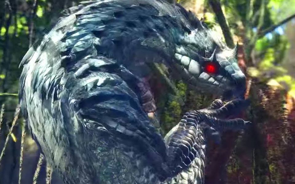 摩擦~摩擦~在粗糙的树上摩擦!飞雷龙【怪物猎人生态】