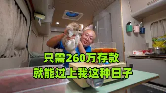 Download Video: 只需260万存款，就能过上我这种不上班，开房车带小猫旅行的日子。