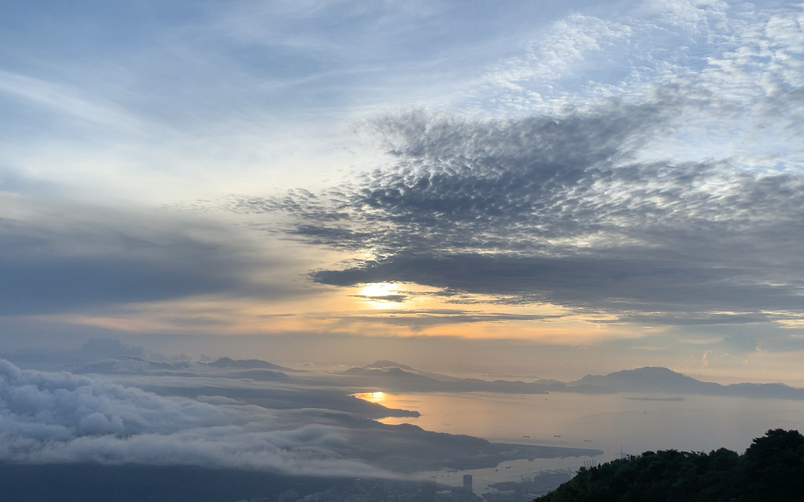 打卡深圳第一峰,梧桐山看日出,疲劳被朝阳治愈了!