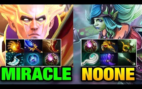 【dota2】miracle- 奇迹卡 vs no[o]ne 死亡先知 [宿命的对决]