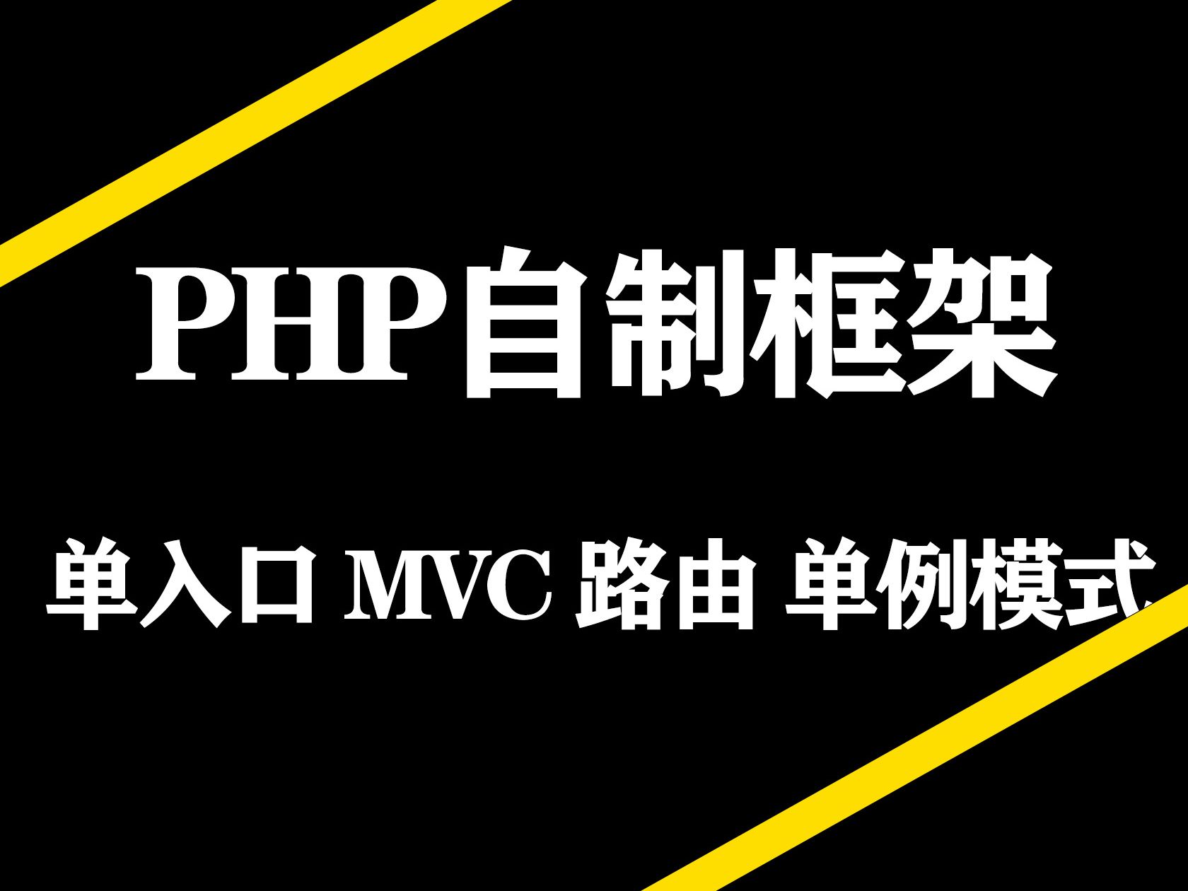 PHP自制框架:00为什么要自制PHP框架,能实现哪些功能哔哩哔哩bilibili