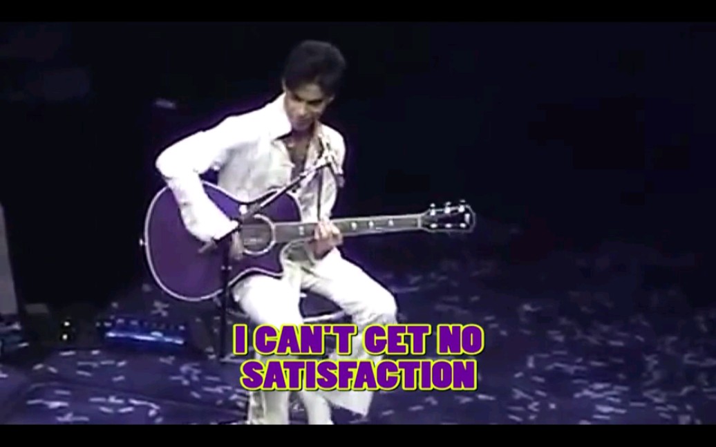 [图]Prince - (I Can't Get No) Satisfaction ( The Rolling Stones)