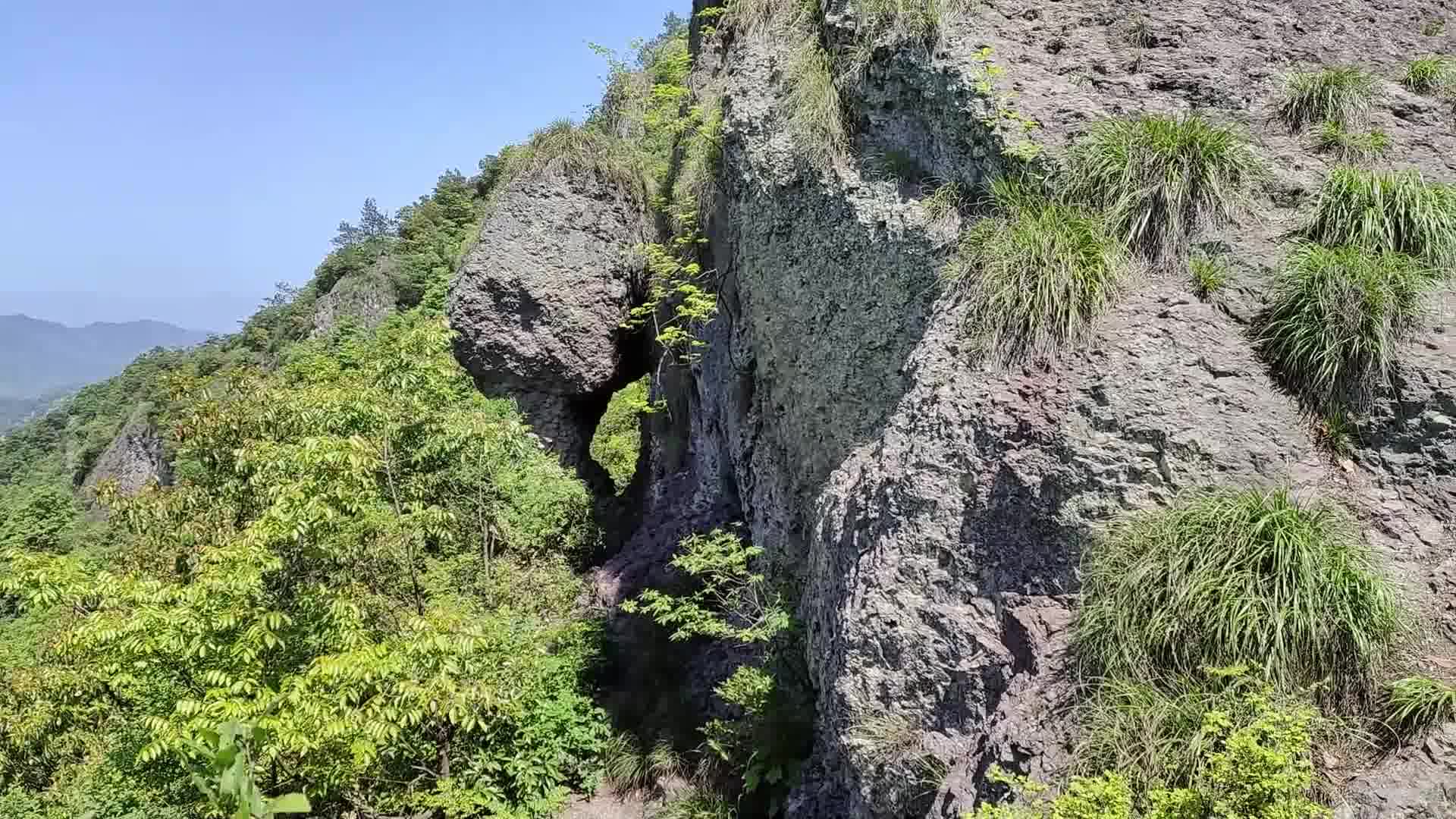 张家渡象鼻岩图片