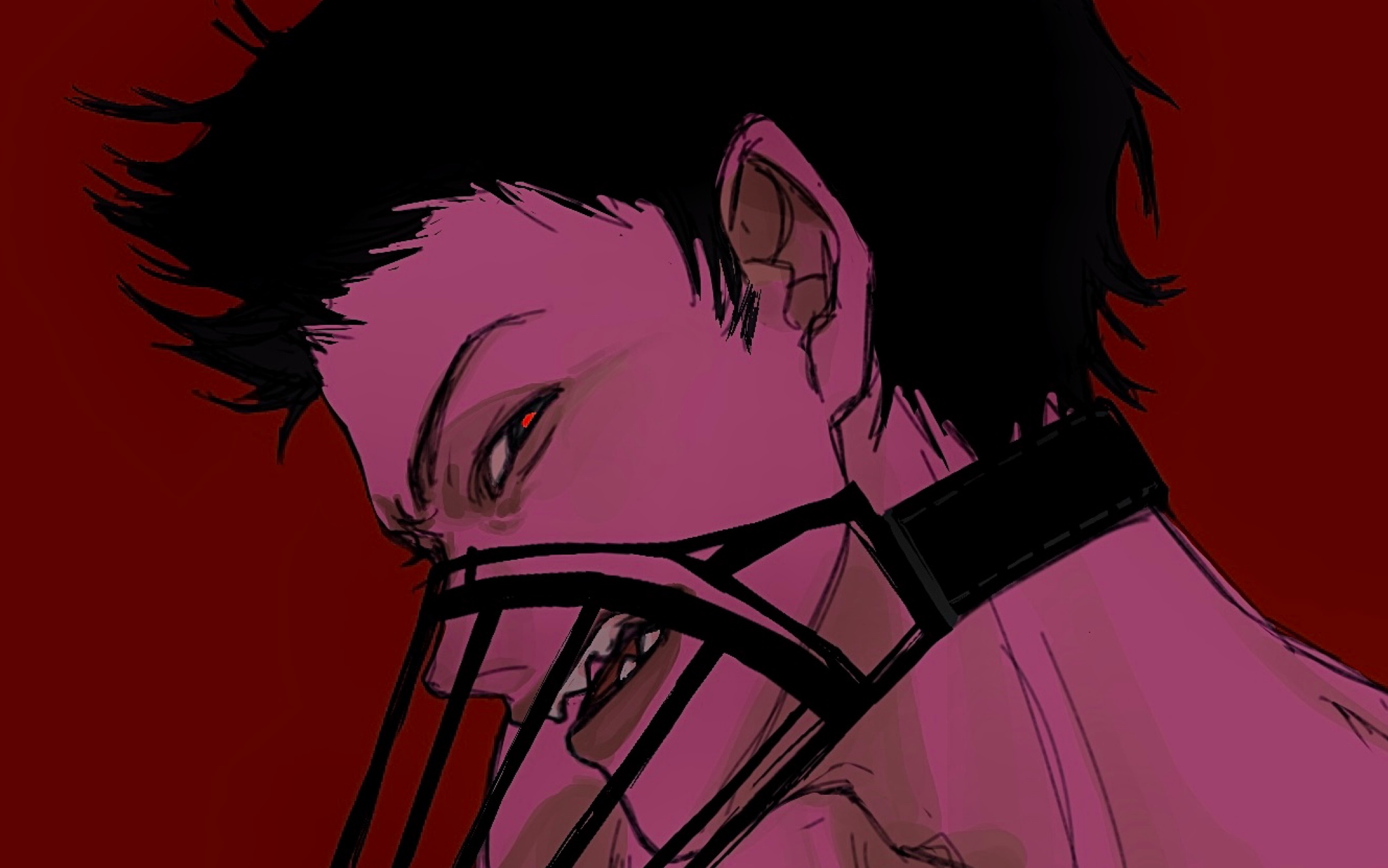 [procreate]戴嘴套的袁朗狗勾!