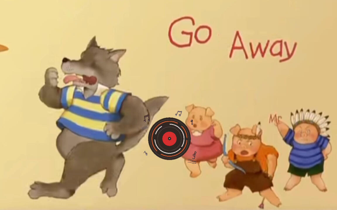 Go Away Mr. Wolf 绘本动画儿歌_哔哩哔哩_bilibili