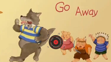 Go Away Mr. Wolf 绘本动画儿歌_哔哩哔哩_bilibili