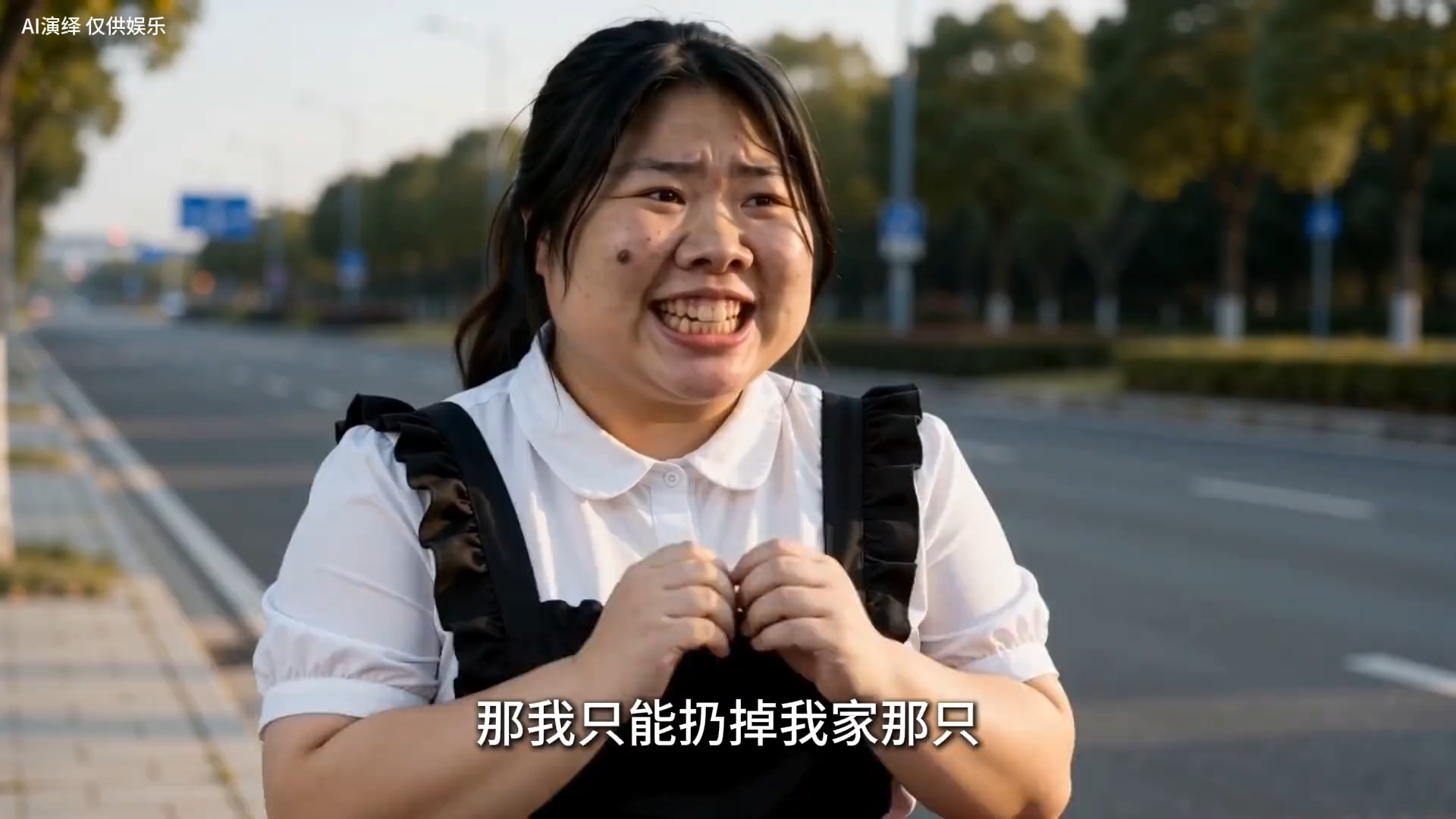 自信的胖妹