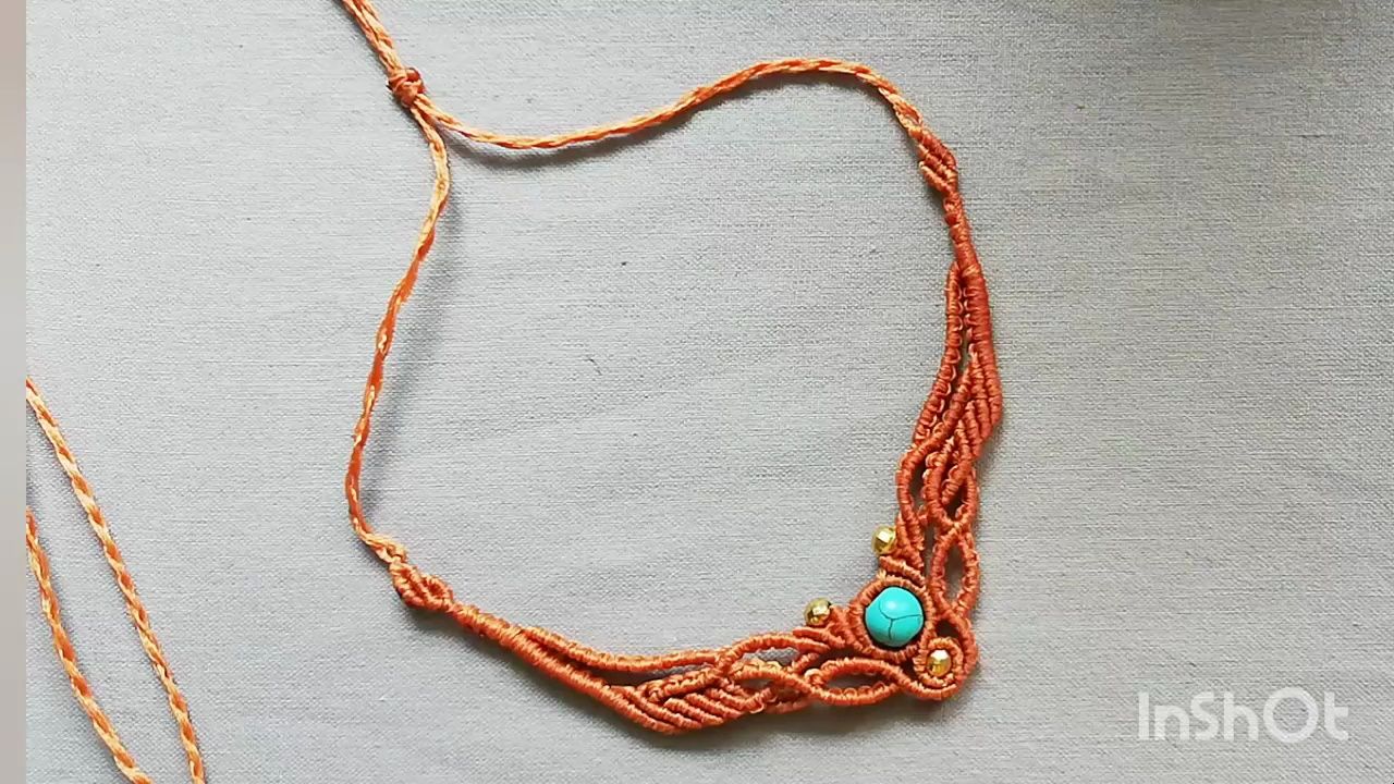 【sheidaknots】串珠绳编项链制作教程005