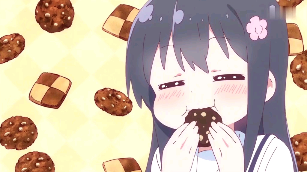 超自愈,超可爱,小花吃东西大合集#动漫 #充能计划 #我的生活日记