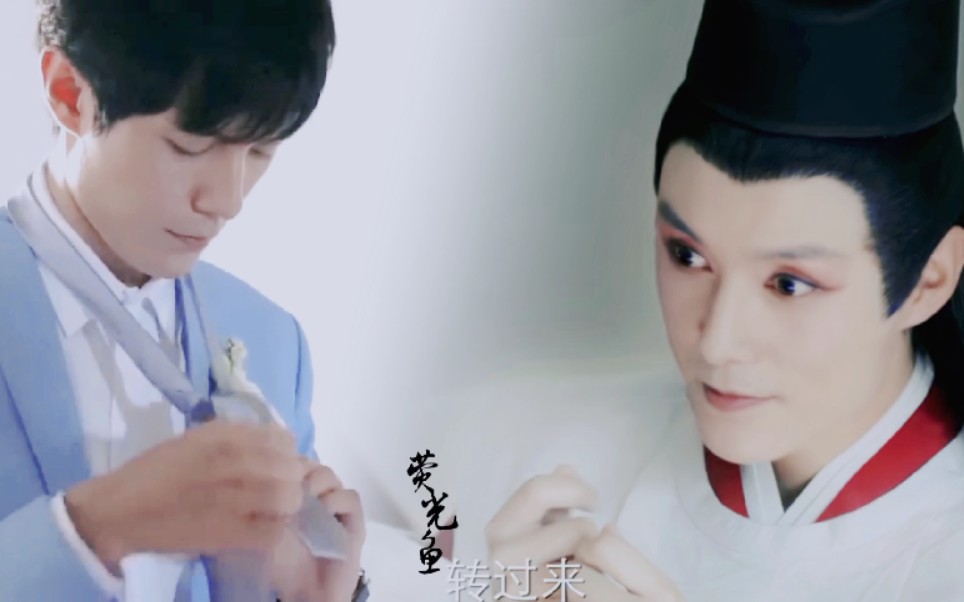 张超不会系领带的张超想学系领带的褚嬴