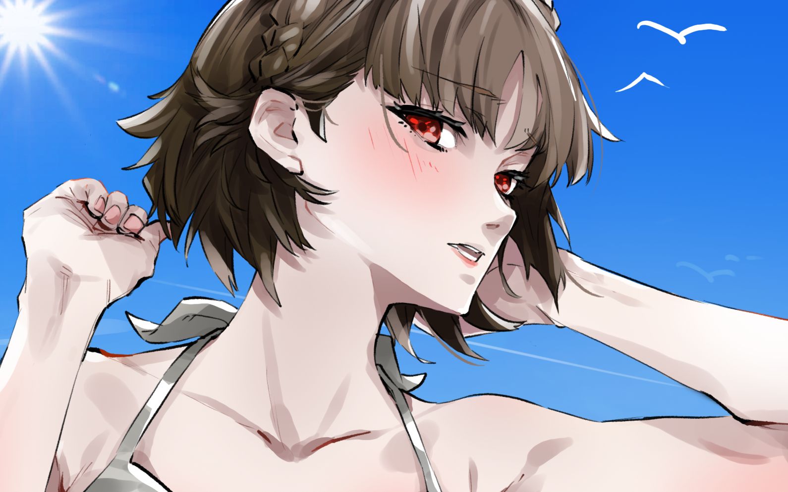 p5r 白色情人节 新岛真