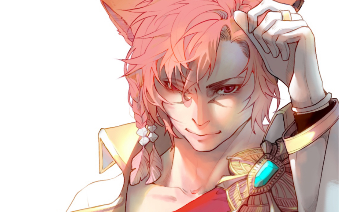 【procreate稿】佣兵头,指挥官,猫男!