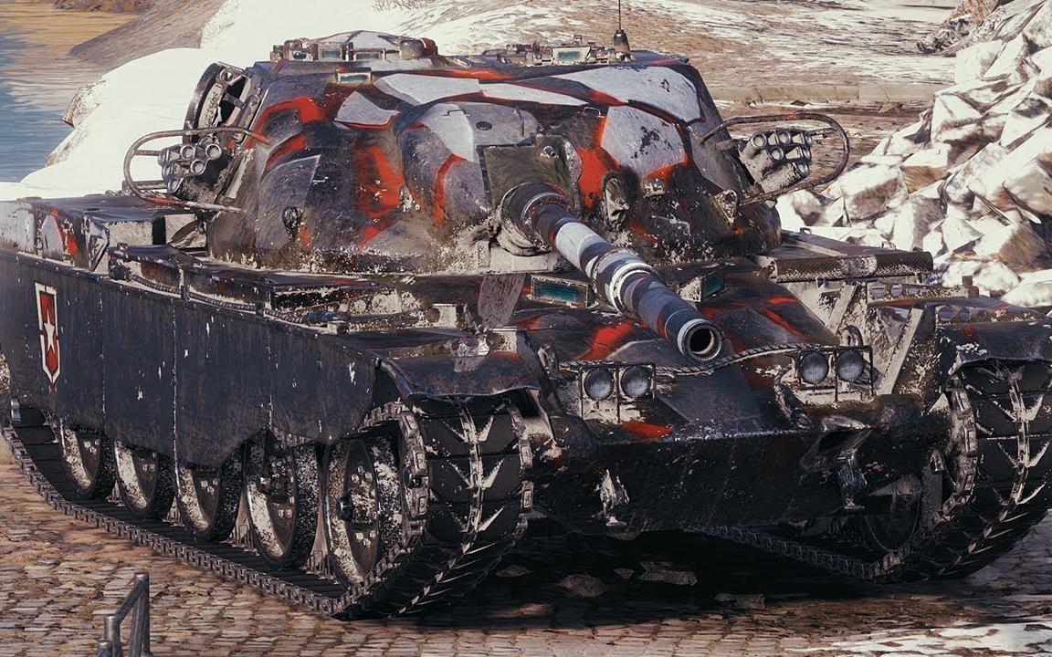 [lacho wot replays] 坦克世界 t95 fv4201 酋长 - 5杀 1.