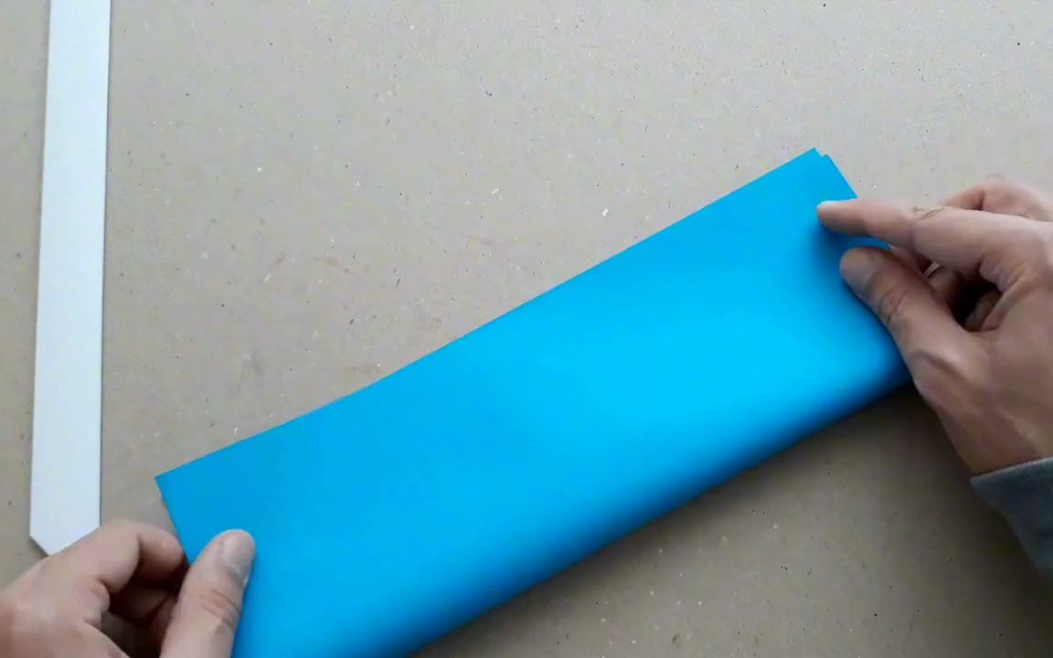 教你折一把武士刀,非常简单的手工折纸diy,创意折纸教程