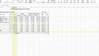 晨曦投标计价投标检测-主要材料添加与检查