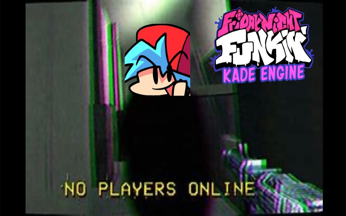 [图]这个FNF服务器不是给人玩的! 非常吓人! No players online模组! 放克周五之夜Friday Night Funkin'