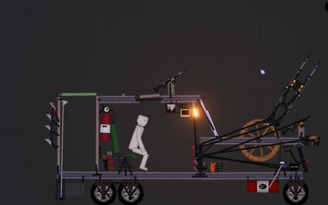 人类游乐场战车