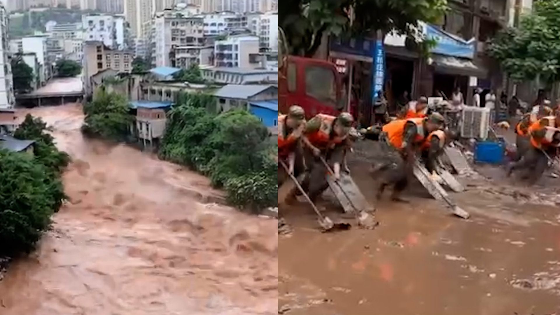 重庆万州遇特大暴雨:河水猛涨 巡逻员“喊楼”撤离 武警紧急驰援哔哩哔哩bilibili