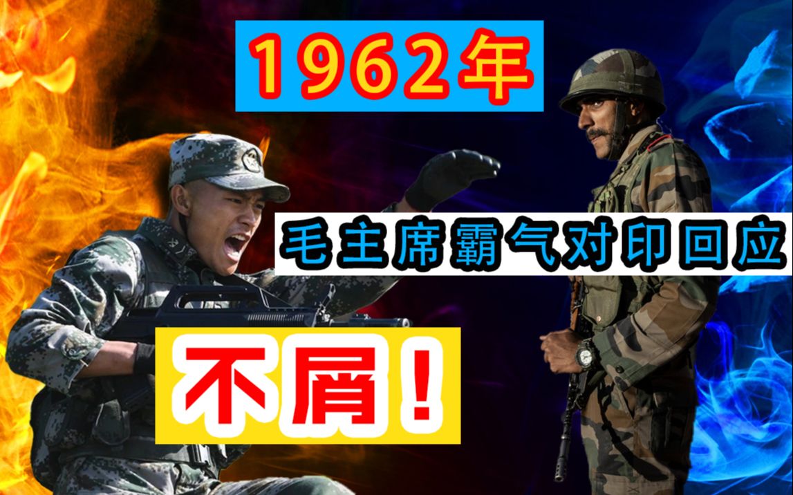 1962年中印冲突,看毛主席怎么说——蚍蜉撼树谈何易哔哩哔哩bilibili