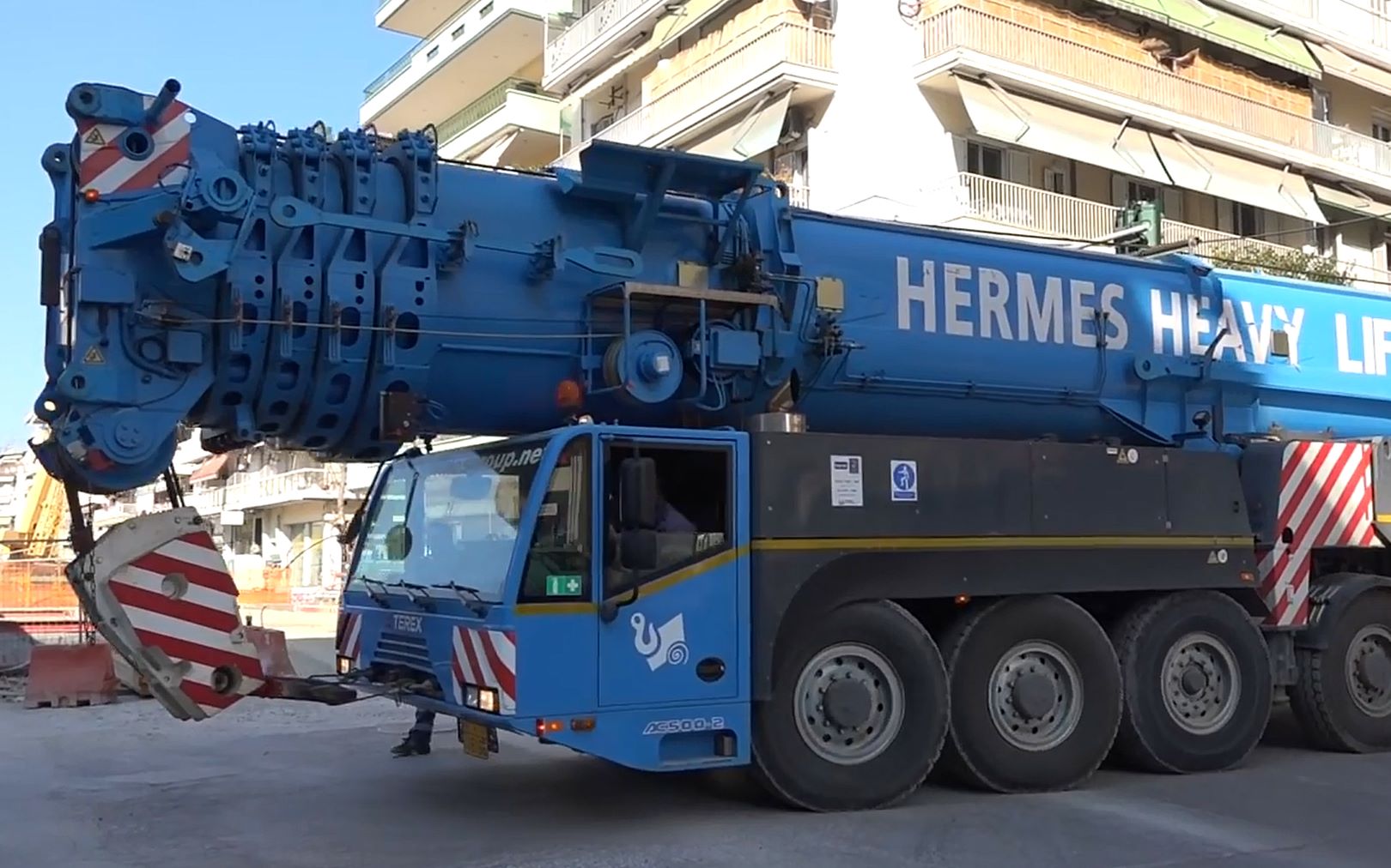 terex demag ac 500 (500 ton)全地面起重机拆解转
