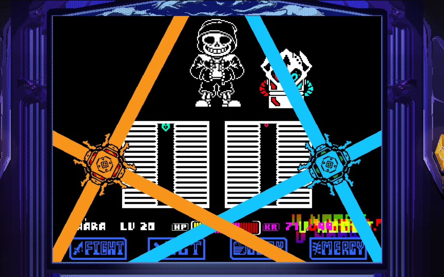 新b-ttale战斗 espe战斗二阶段完成(普通难度)_传说之下