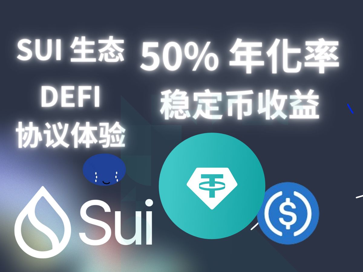 defi协议体验之sui生态补贴我来了 |稳定币50%年化分享|额外预期空投 | 巴菲特20%?哔哩哔哩bilibili