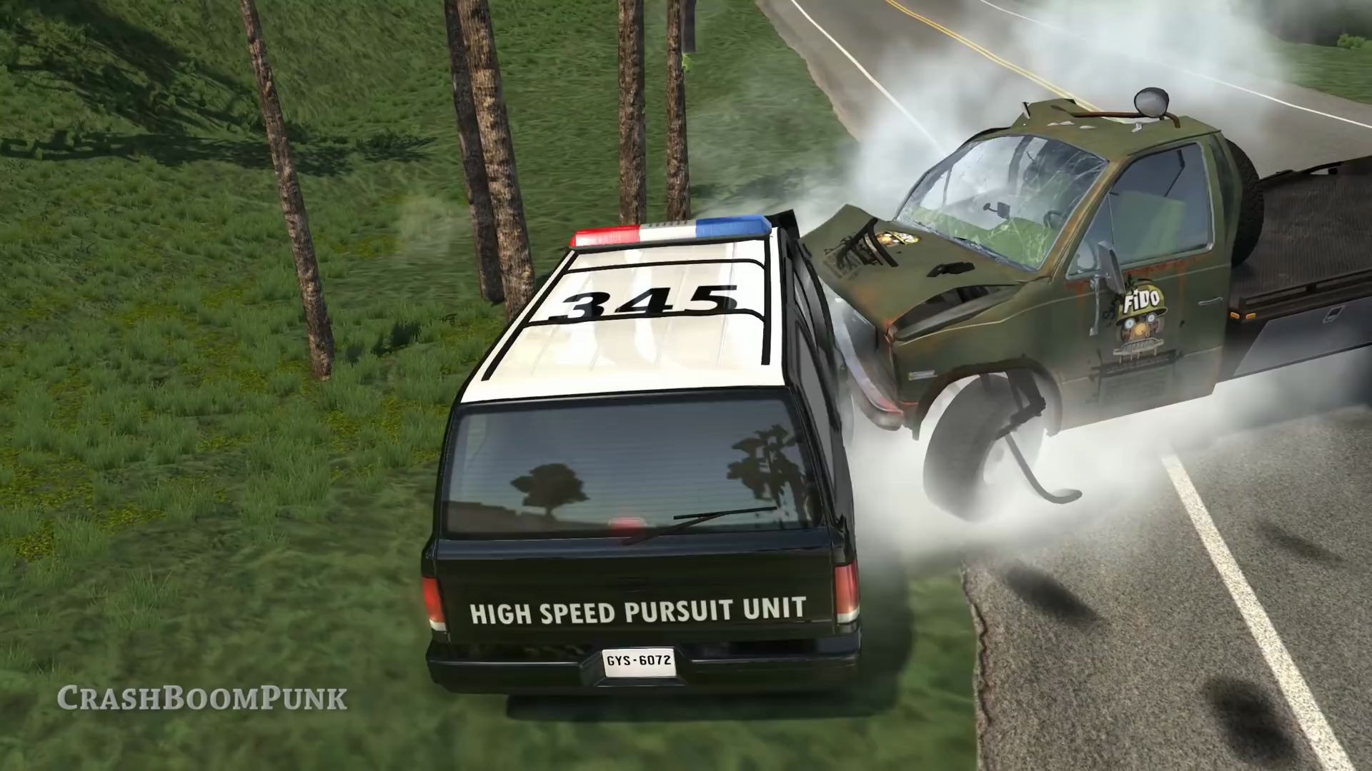 疯狂的警察追捕2beamngdrivecrashboompunk