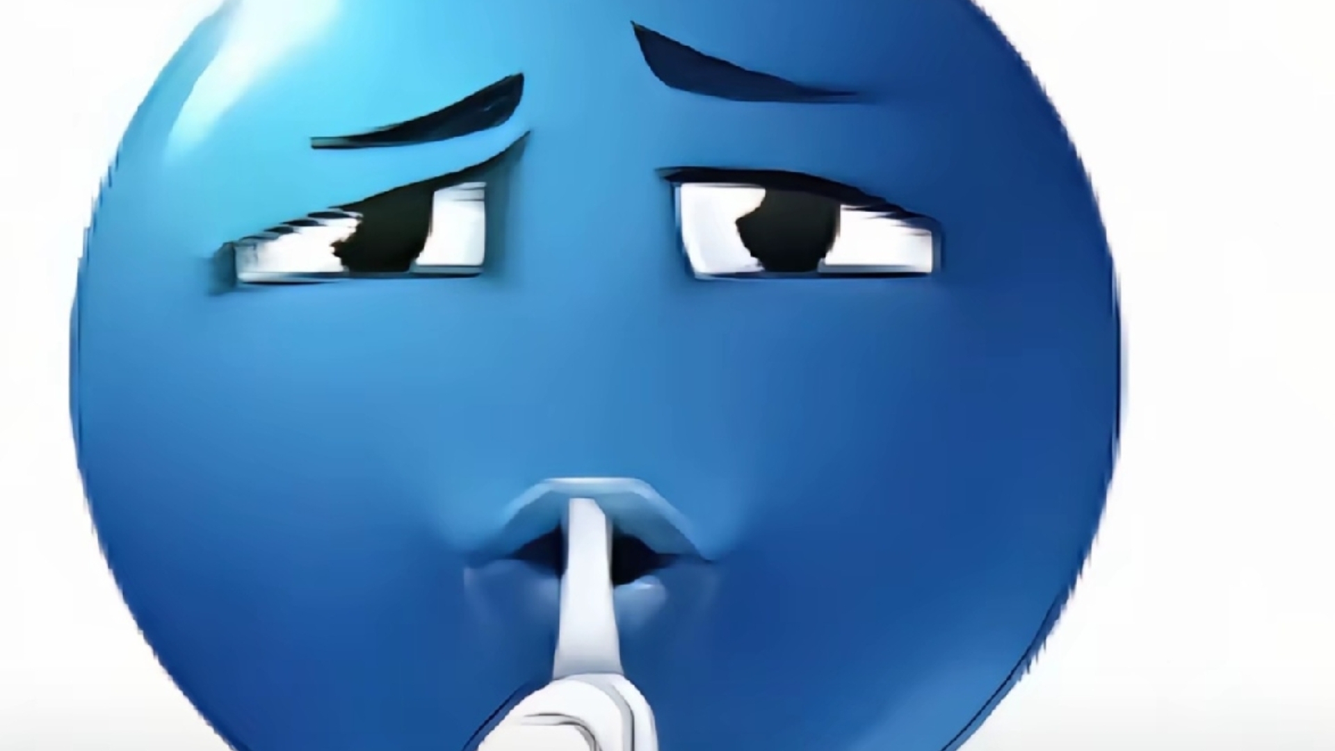 蓝豆:"嘘,不要说话"