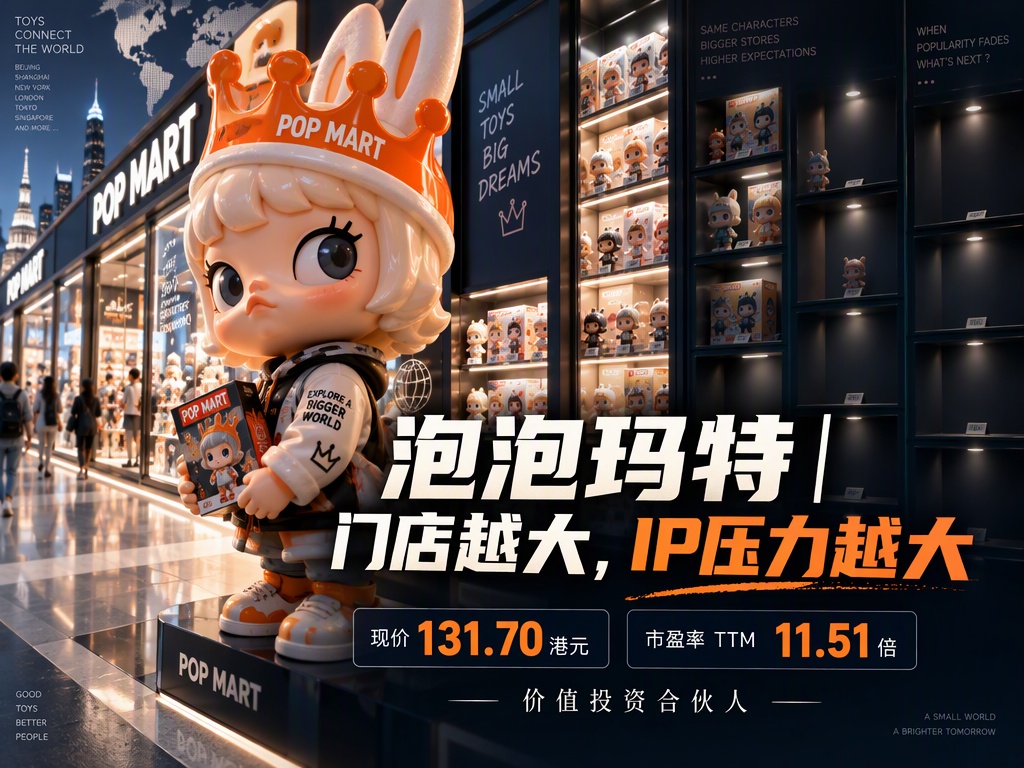 泡泡玛特：门店越开越大，2027年利润率还能守住吗？
