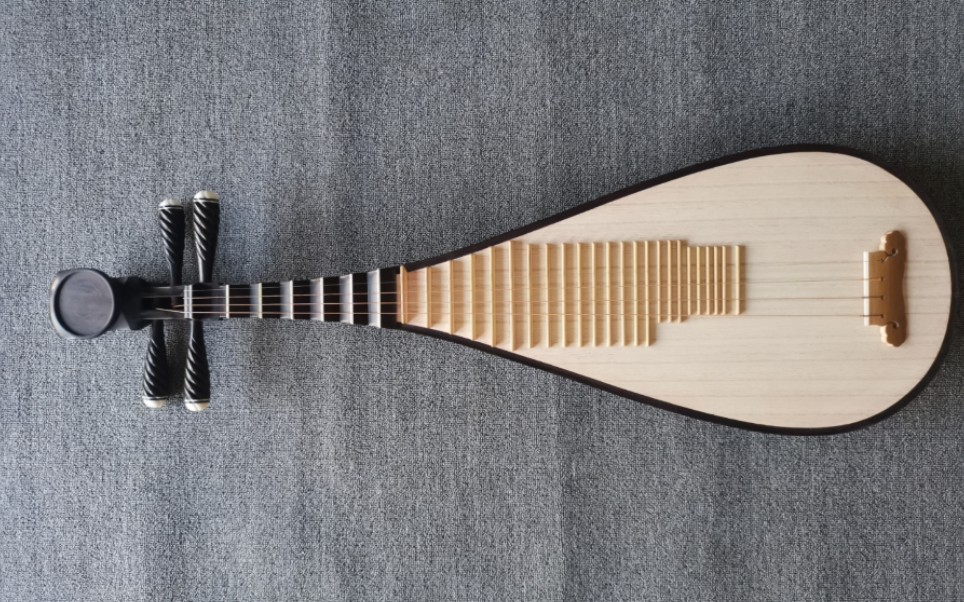 琵琶月儿高新制大叶紫檀琵琶试音视频