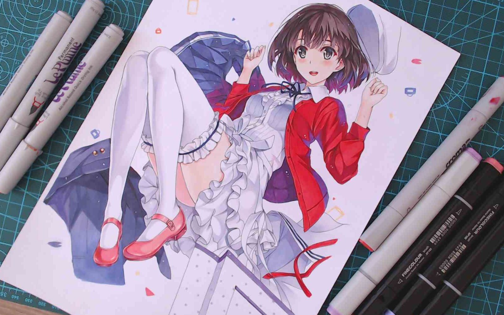 【马克笔手绘】路人女主圣人惠