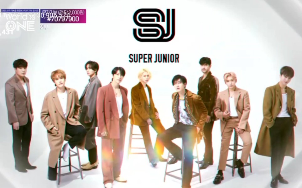 [图]【SUPER JUNIOR】200709【2YA2YAO! + 连线+ SUPER Clap + Devil 】World is ONE KPOP全球慈善演唱会