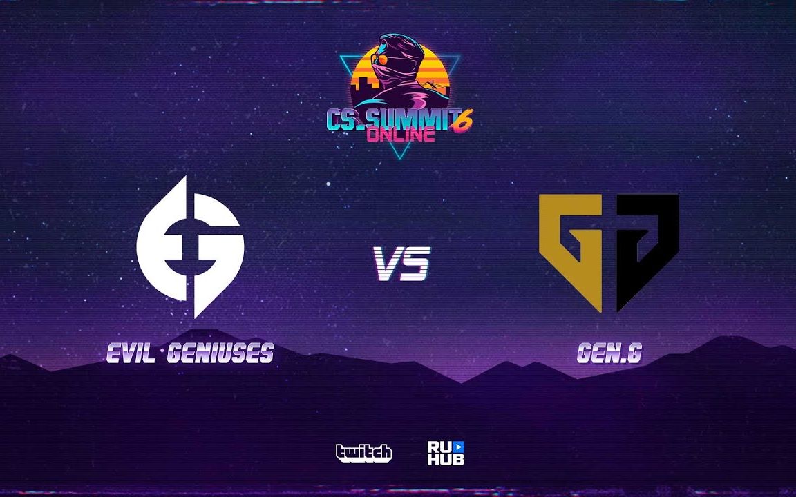 Evil Geniuses vs Gen.G  cssummit 6 Online  NA GRAND FINALS  BO5哔哩哔哩bilibili